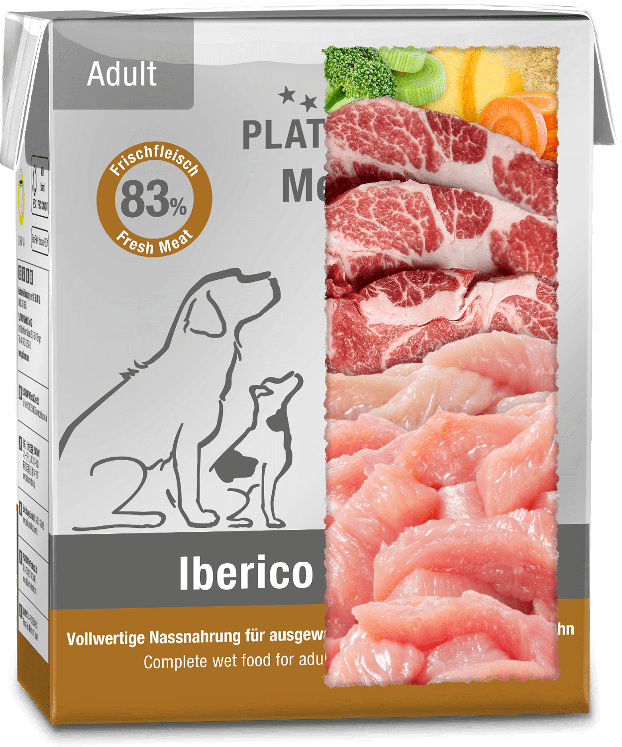 Platinum Menu Iberico + Turkey hrană umedă pentru câini - zoom