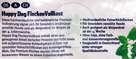 Happy Dog NaturCroq Flocken Vollkost Classic Flakes