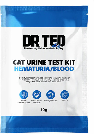 Dr Ted Cat Urine Test Kit - Hematuria / Blood