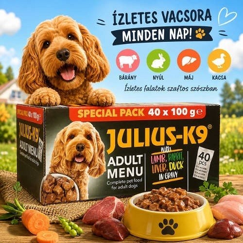 Julius-K9 hrană umedă completă pentru câini adulți - zoom