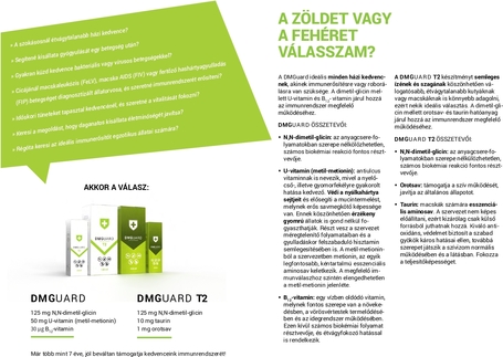 DMGuard T2 immunerősítő készítmény taurinnal macskáknak, kutyáknak, kisállatoknak, díszmadaraknak és díszhalaknak