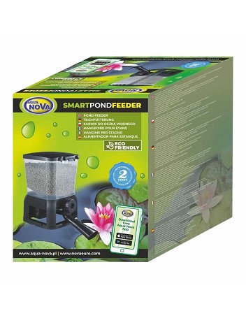 Aqua Nova Smart Feed kerti tavi okos etetőautomata (Max. 10 etetés / nap | 10 l)