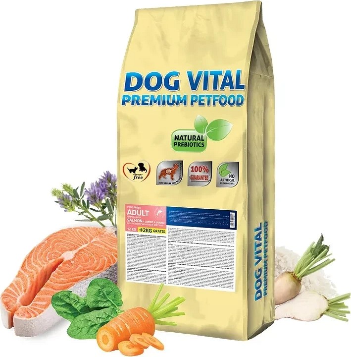 Dog Vital hrană hipoalergenică Adult Mini cu somon - zoom