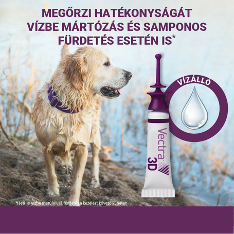 Vectra 3D repellens spot on kutyáknak