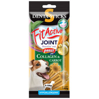 FitActive Hypoallergenic Denta-Sticks Joint Collagen & Carrot - Batoane pentru susținerea articulațiilor și curățarea dinților pentru câini