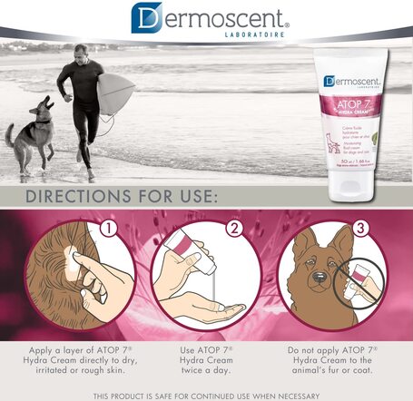 Dermoscent ATOP 7 Hydra Cream kutyáknak és macskáknak