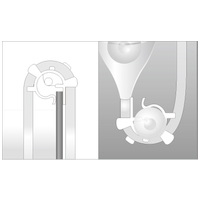 Ista akváriumi csőtartó szett (4/6-os vékony levegőcsőhöz) #7