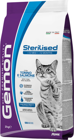 Gemon Cat Adult Sterilised Tuna & Salmon 2 kg