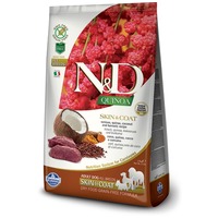 N&D Dog Grain Free Quinoa Skin & Coat Venison – Bőr- és szőrproblémákra | Szarvashúsos kutyatáp