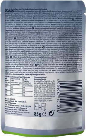 Happy Cat Culinary Meat in Sauce Weide-Lamm l Alutasakos eledel bárányhússal macskáknak