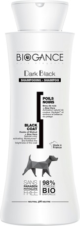 Biogance Dark Black Shampoo | Fekete szőrű kutyák fürdetéséhez