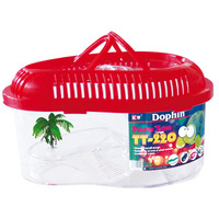 Fauna-box kis kilépő szigettel, azon pálmafával #2