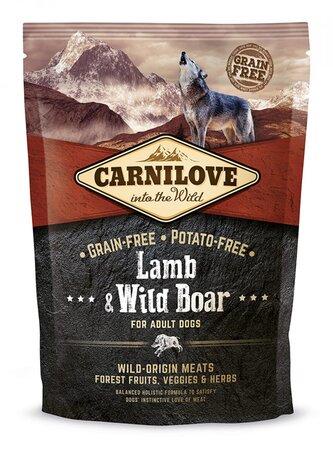 CarniLove Adult Lamb & Wild Boar | Bárány- és vaddisznóhúsos kutyatáp