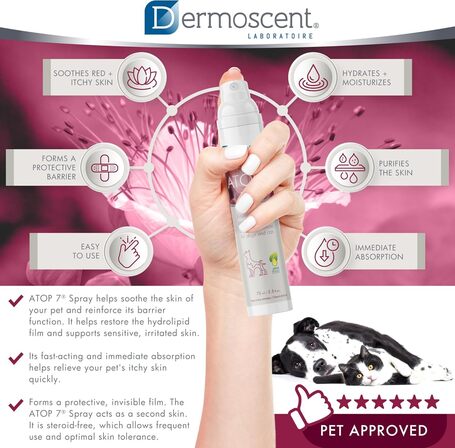 Dermoscent ATOP 7 Spray kutyáknak és macskáknak