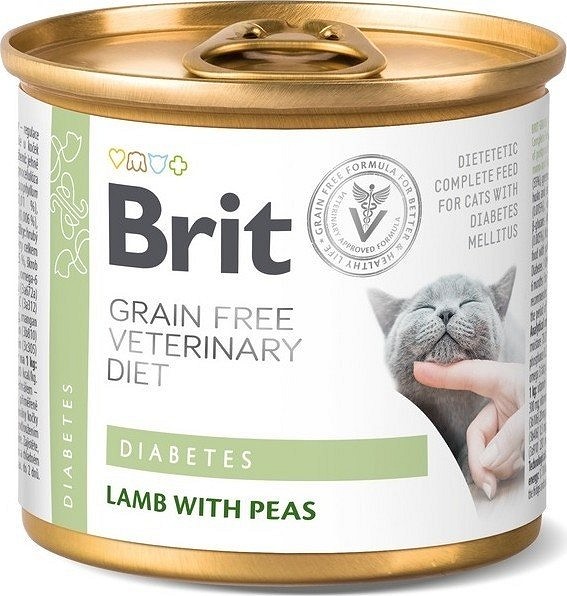 Brit Veterinary Diets Cat Diabetes conservă 200 g