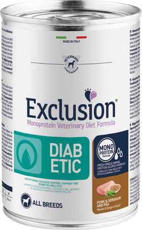 Exclusion Die Diabetic Prok & Sorghum and Pea All Breeds