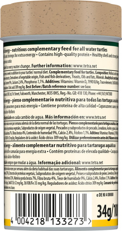 Tetra ReptoMin Energy pálcikás táp víziteknősöknek