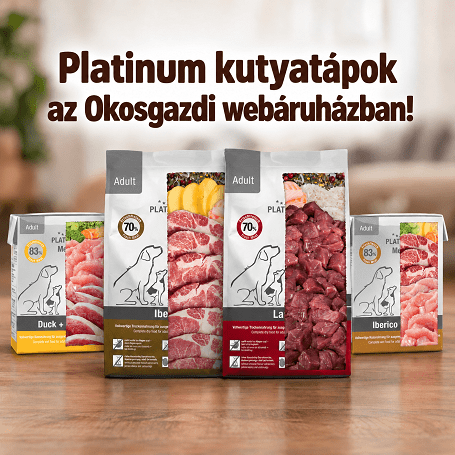 Platinum kutyatápok és macskaeledelek már az Okosgazdinál