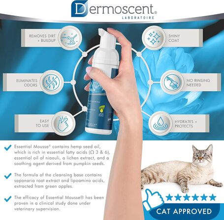 Dermoscent Essential Mousse kutyáknak és macskáknak