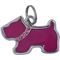 Trixie suport de adrese din metal în formă de câine, în mai multe culori