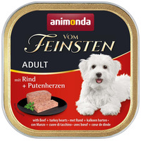 Animonda Vom Feinsten Adult Rind + Putenherzen hrană câini