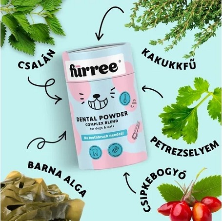 Fürree Dental Powder természetes fogkő és szájszag elleni por 100 g