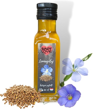 Barf Love 100% hidegen sajtolt lenmagolaj