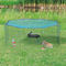 Trixie țarc pentru grădină din 8 piese de metal, cu acoperire de plasă și ușă pentru iepuri, porcușori de Guineea - Vopsit