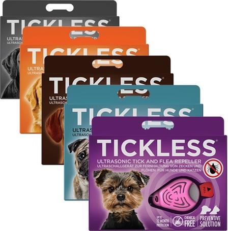 Tickless Pet ultrahangos bolha- és kullancsriasztó kutyák, macskák, vadászgörények és nyulak részére
