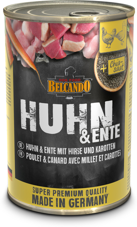 Belcando konzerv csirke- és kacsahússal, kölessel és sárgarépával