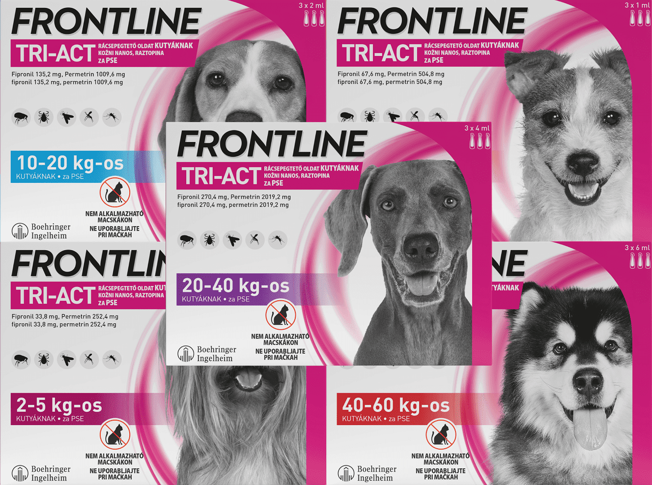 Frontline Tri-Act Spot On kutyáknak