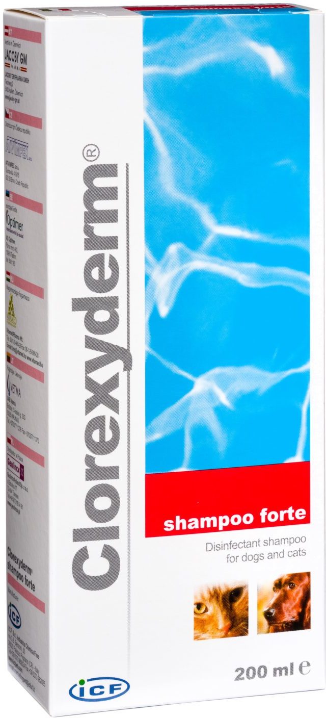 Clorexyderm Forte șampon antiseptic pentru câini și pisici - zoom