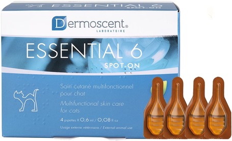 Dermoscent Essential 6 spot-on macskáknak (4 db pipetta)