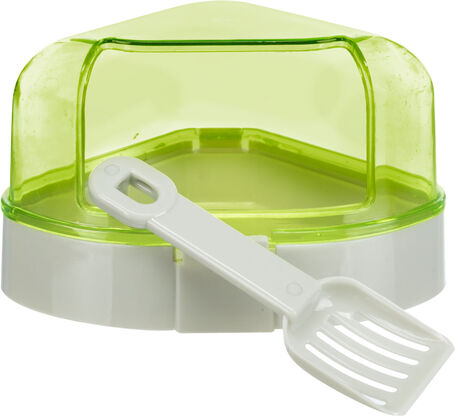 Trixie fedett saroktoalett hörcsögnek, egérnek