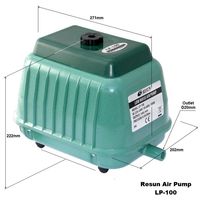 Resun LP-100 nagy teljesítményű levegőpumpa #3