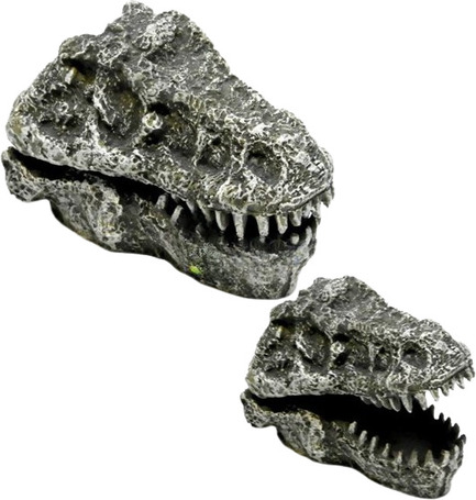 T-Rex koponya levegőporlasztós akvárium dekoráció T-Rex koponya levegőporlasztós akvárium dekoráció