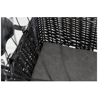 Trixie fekete kosár ráccsal kerékpárra #6