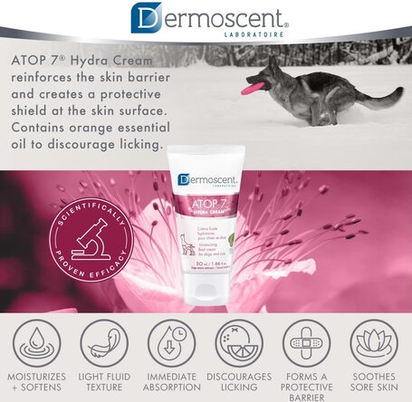 Dermoscent ATOP 7 Hydra Cream kutyáknak és macskáknak
