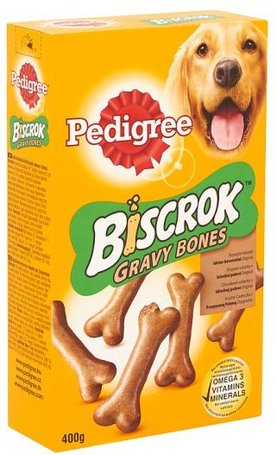 Pedigree Biscrok Gravy Bones marhahúsos kutyakeksz