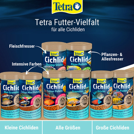 Tetra Cichlid Colour Pellets színező sügértáp
