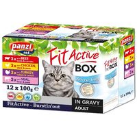 FitActive Fit-a-Box alutasakos eledel macskáknak vegyes ízekben - Multipack #3