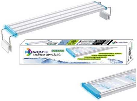 Szerber LED MS akváriumi világítás fehér és kék LED izzókkal