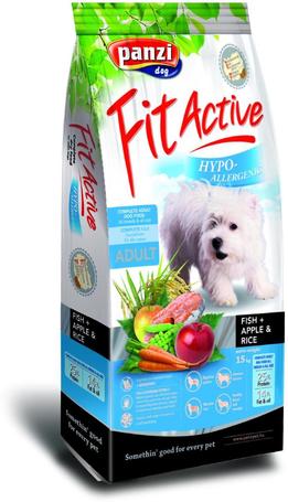 FitActive Hypoallergenic Fish, Apple & Rice kutyatáp érzékeny emésztésre
