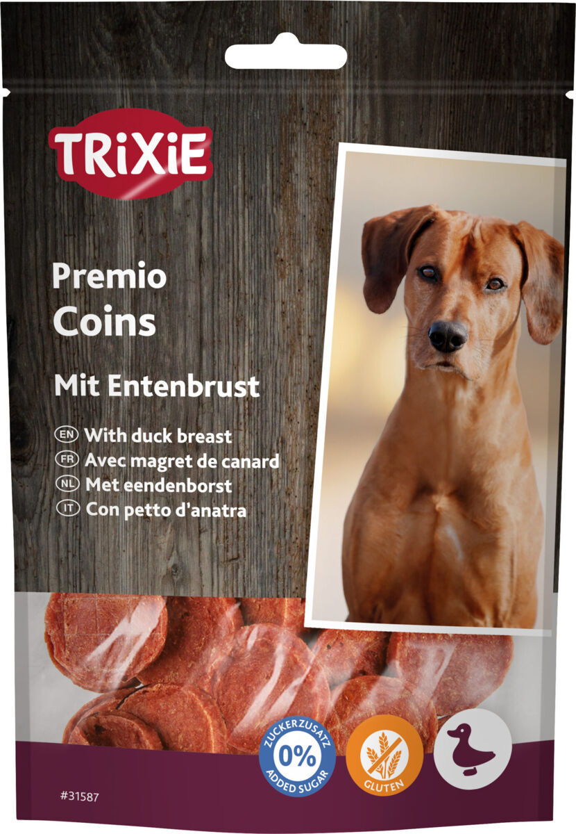 Trixie Premio proteinben gazdag kacsamell érmék