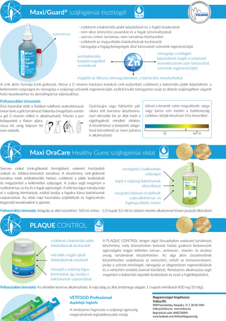 VetFood Plaque Control por rossz lehelet, fogkő vagy plakk képződés ellen kutyáknak és macskáknak