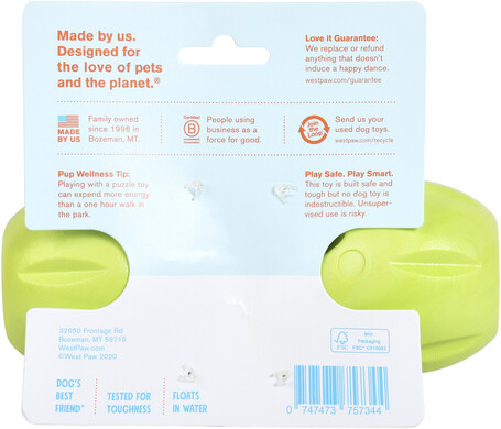 West Paw Qwizl - Jutalomfalattal tölthető rágóka