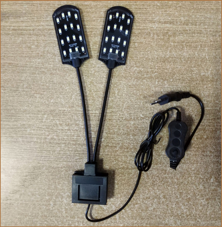 X7 LED fehér fényű kecses iker világítótestek akváriumokhoz