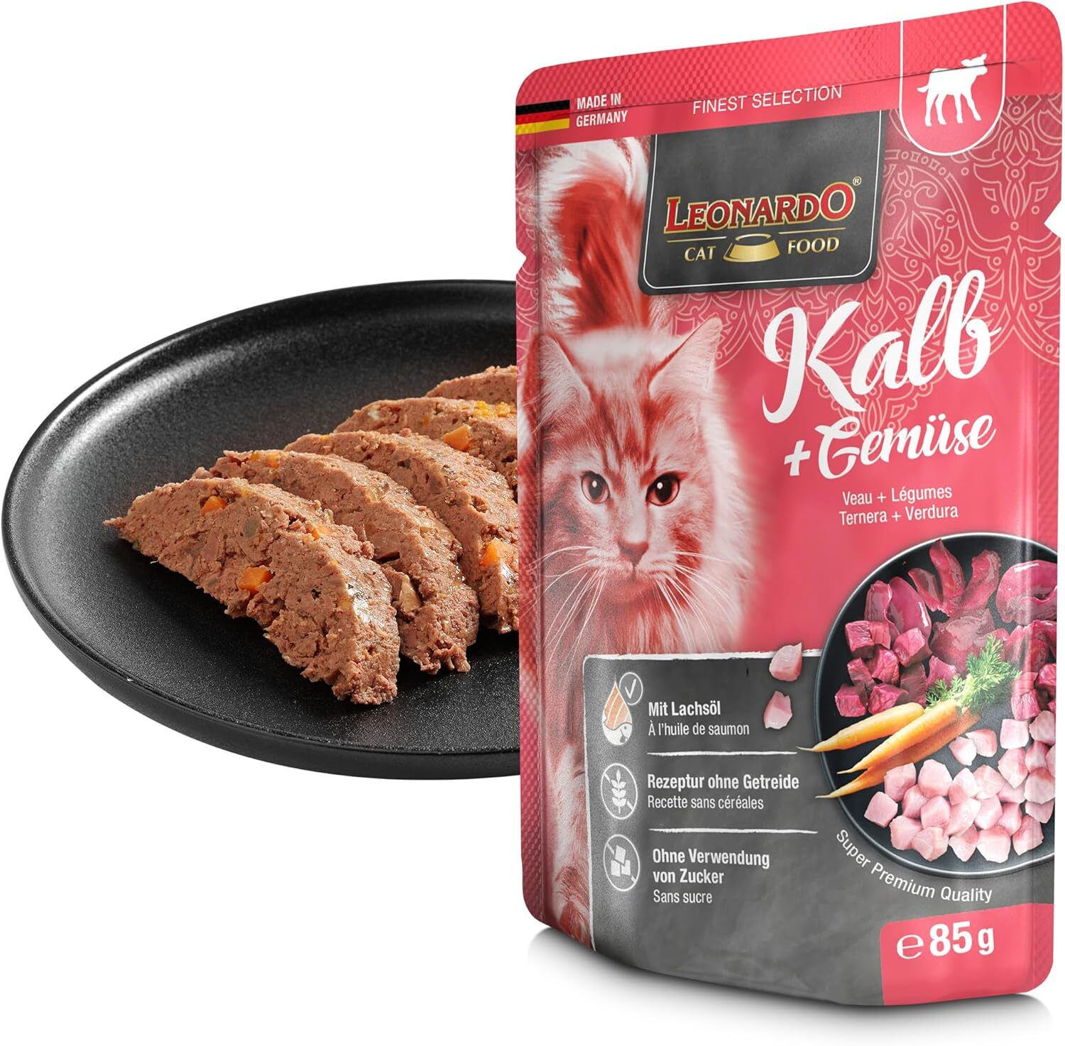 Leonardo pliculeţ cu carne de vițel şi legume