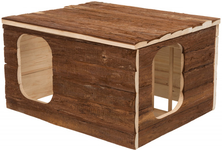 Trixie Hilke házikó beépített széna tartóval