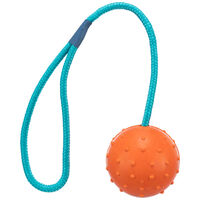 Trixie üreges kialakítású kemény gumilabda zsinórral #2